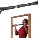 leikefitness Pull-Up Bar For Door Frame Chin Up Bar Upper Body Workout Adjustable Portable Training Pull-Up Bars Bars without Screw – Adjustable Width Locking Mechanism