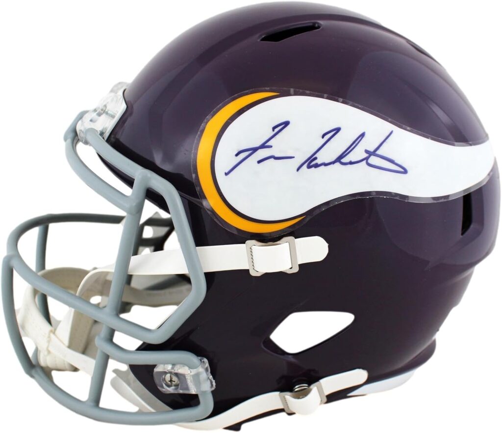 Vikings Fran Tarkenton Signed Full Size Speed Rep Helmet BAS – Autographed NFL Helmets