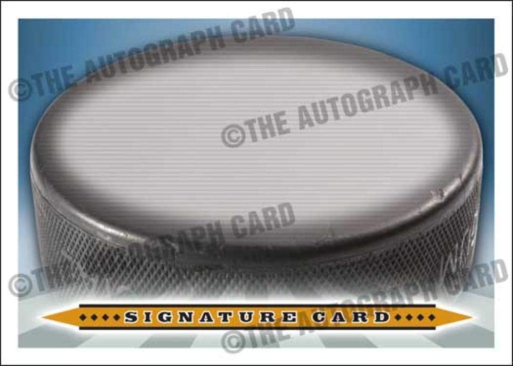 #NHL Hockey Universal Signature Autographed Card – Ideal for any NCAA or Professional Player (Get that Puck Signed)