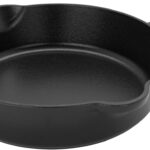 STAUB Cast Iron 8.5-inch Traditional Deep Skillet – Black
