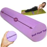 Small Size Medium Density EVA 4 Inch Foam Roller for Back &Leg Pain; Sore Muscle Recovery; Trigger Point Massage Roller Ø3.75x18inch Physical Therapy; Helps as Spine Cracker Stretcher
