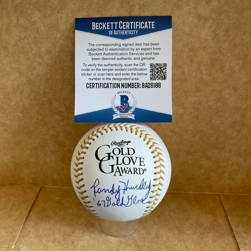 Randy Hundley 67 Glove Inscribed Signed Glove Baseball Bas Ba26186 – Autographed MLB Gloves