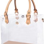 Yhtcwy Clear TPU DIY Tote Bag Handbag Making Kit, Handmade Handbag Tool Set Birthday Holiday Bag Making Kit for Women (B)