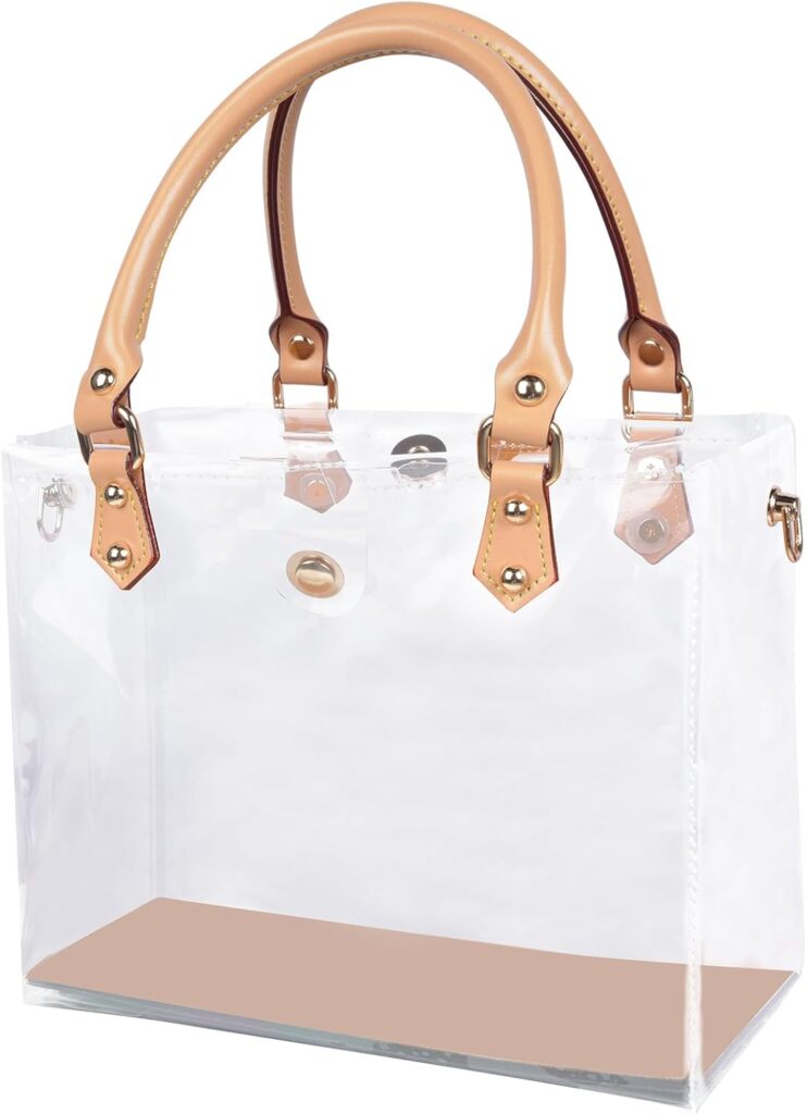 Yhtcwy Clear TPU DIY Tote Bag Handbag Making Kit, Handmade Handbag Tool Set Birthday Holiday Bag Making Kit for Women (B)