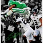 Saquon Barkley Philly Eagles Epic Reverse Hurdle Signed Poster Bedroom Decor Sports Landscape Office Room Decor Gift Style:Unframe 16x24inch(40x60cm)