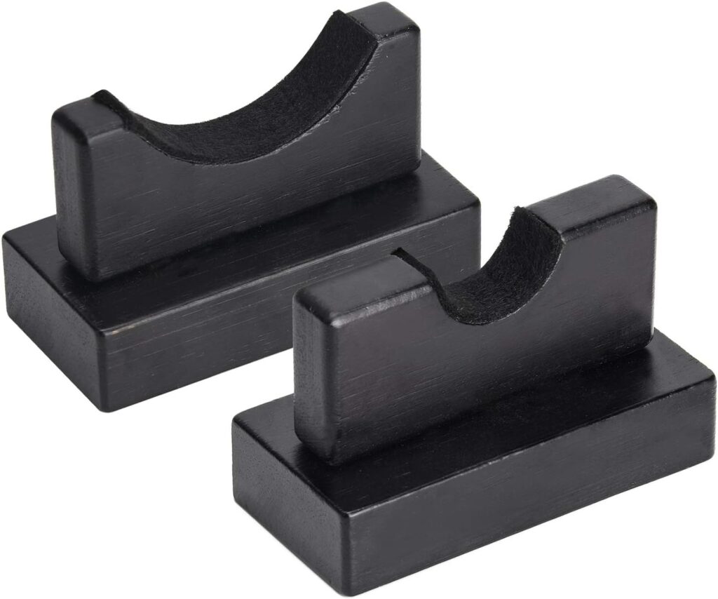 TOBWOLF 2PCS Baseball Bat Display Case, Sturdy Baseball Bat Stand, Baseball Bat Display Holder, Baseball Bat Horizontal Rack, Baseball Bat Bracket – Black