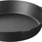 Cast Iron Skillets Non-Stick Frying Pans Griddle Egg Pan Round Indoor/Outdoor,Stove, BBQ, Grill Cookware，8 Inch