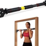 leikefitness Pull-Up Bar For Door Frame Chin Up Bar Upper Body Workout – Indoor Portable Training Pull-Up Bars – Adjustable 27.5″- 39″ Width Locking Mechanism