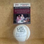 Gary Pettis 5x Glove Signed Autographed Glove Baseball Jsa Ab82720 – Autographed MLB Gloves