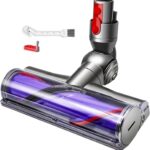Upgrade Quick-Release Vacuum Direct Drive Head Replacement for Dyson V7 V8 V10 V11 V15，Suitable for Hardwood Floor Carpets Attachment SV10 SV11 SV12 SV14 Replacement Part Electric Head Roller Brush