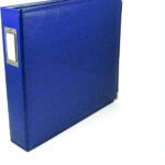 We R Memory Keepers 12×12 Photo Album Cobalt, Protect Memories and Photos, Soft, Acid-free Faux Leather, Classy Decorative Spine Label, Snag-free Rings, Includes 5 Page Protectors, Scrapbooking