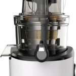 Kuvings Whole Slow Juicer REVO830SWP Cold Press Masticating Juicer Machine – Extra Wide 88mm & 48mm Food Chutes – Quiet Strong Motor Auto-Cut Fruits & Veggies – Smoothie Sorbet Attachment – White