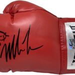 Mike Tyson Buster Douglas Signed Everlast Glove JSA & Mike Tyson Hologram L – Autographed Boxing Gloves