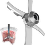 Replacement Paddle Blade for Ninja-s Creami NC500 NC300 Series Ice Cream Makers, Replacement for Creami Blade,Replacement Parts Blade for Ice Creamis Accessories for NC299AMZ(COLOR:silver)