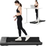 Walking Pad – Under Desk Treadmill for Home/Office, Portable with Remote Control LED Display – Ideal for Fitness Enthusiasts
