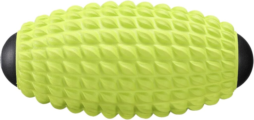 Massage Roller, Deep Tissue Massage for Myofascial Release, Muscle Roller for Exercise and Workout Recovery, Alleviating Neck, Back, Legs, Foot or Muscle Tension – Green