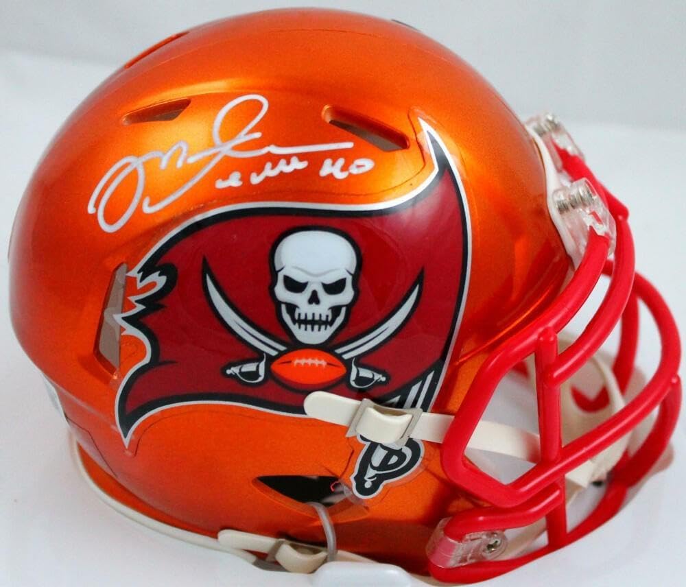 Mike Alstott Signed Tampa Bay Buccaneers Flash Speed Mini Helmet-Beckett W Holo – Autographed NFL Mini Helmets