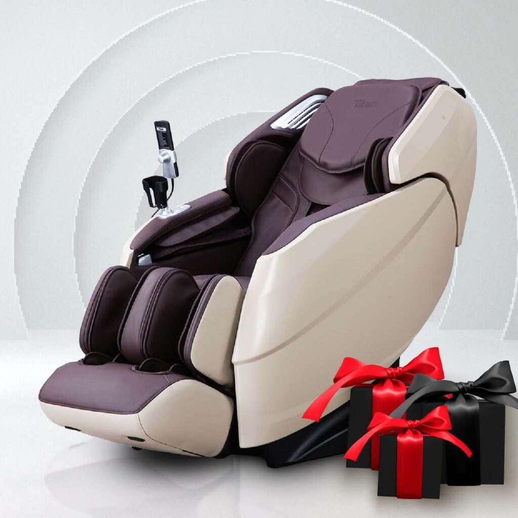 Titan Rejūv 4D l Brown l Full Body Massage Chair l SL Track l Intelligent Health Detection l Ai Series l Voice Recognition l Soothing Heating Therapy l Zero Gravity Reclining l Space Saving