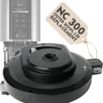 Outer Bowl Lid Replacement for Ninja Creami NC301 NC300 NC299AMZ Series | BPA-Free Polycarbonate | Dishwasher-Safe Watertight Design (Lid Only)