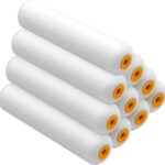 Foam Paint Roller, 10 Pack, 6 Inch High Density Foam Roller, Mini Paint Roller Covers for Smooth Paint Application, No Lint Shedding on Walls, Cabinets, Doors