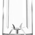 22oz Portable USB Blender 150W Cordless Mini Smoothie Maker Lightweight, 10+ Blends, Travel/Gym/Office Use (white)