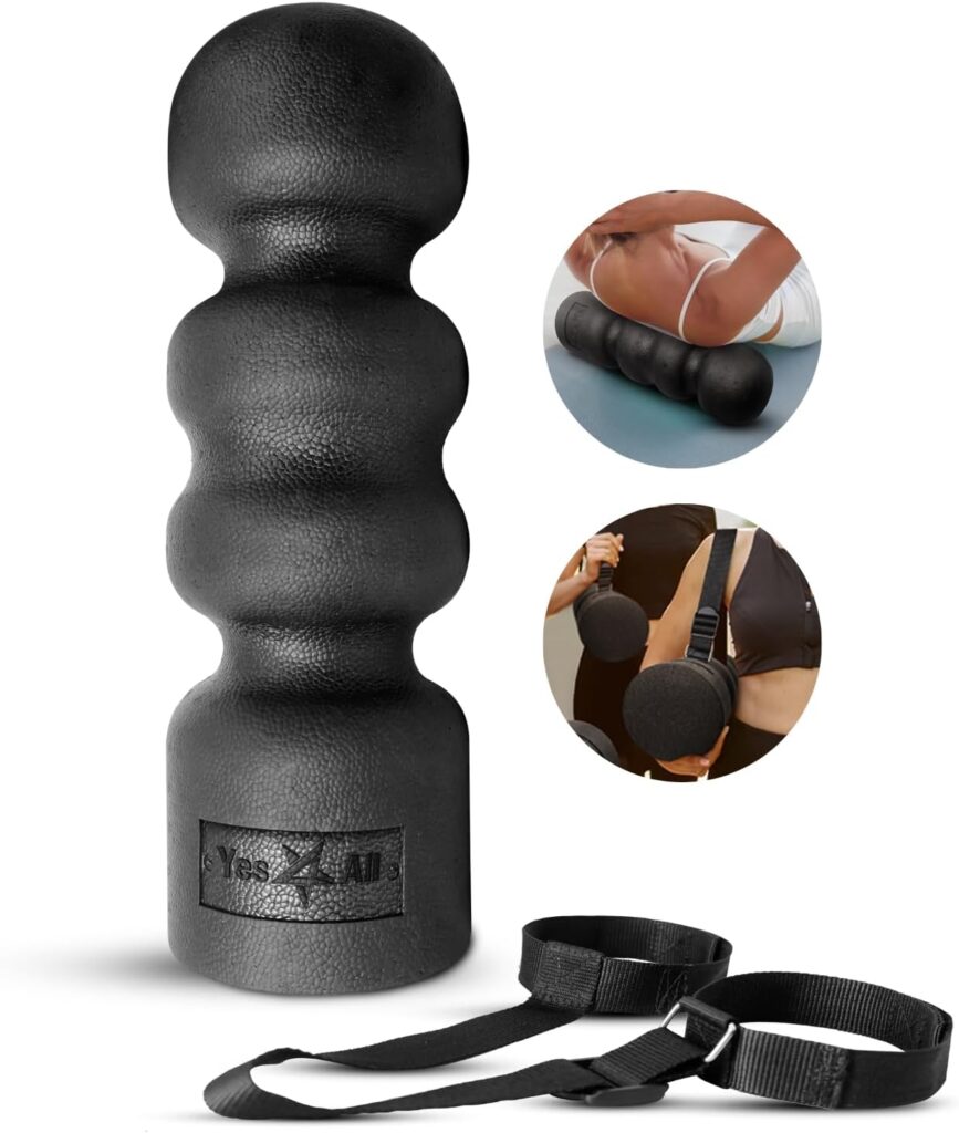 Yes4All EVA Firm Foam Rollers for Yoga & Pilates, Available in 12, 18, 24, 36 inch, Yoga Roller for Massage, Stretching, Core Strengthening