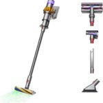 Dyson V15 Detect Plus Cordless Vacuum, Illumination Reveals dust, 240AW, 3 Power Modes, Up to 60 Minutes,² Deep Cleans Hard Floors and Carpets, Detangles pet Hair, Converts to Handheld