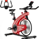 Exercise Bike,Stationary Bikes for Home – Adjustable Workout Bike, Professional Exercise Bikes for Home, Efficient Workout Bike with Smartphone Mount & Digital Pulse Display