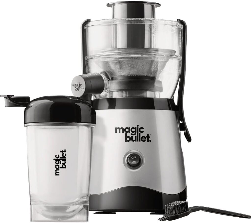 Magic Bullet Mini Juicer with Cup, Black and Silver