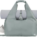 sportsnew Yoga Gym Bags for Women with Shoes Compartment & Wet Dry Storage Pockets & Adjustable Yoga Mat Holder, Patent Pending