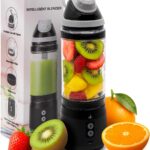 Rechargeable Smoothie Blender 700ml – Portable Mini Travel Blender for Shakes and Smoothies with Six Stainless Steel Blades and USB Charging.