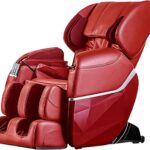 PayLessHere Zero Gravity Full Body Electric Shiatsu UL Approved Massage Chair Recliner with Built-in Heat Therapy and Foot Roller Air Massage System Stretch Vibrating for Home Office, Burgundy