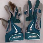 Robinson Cano Autographed Seattle Mariners Game Used Nike Batting Gloves With Signed Certificate SKU #138703 – MLB Game Used Gloves