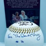 Ken Berry White Sox Angels signed Glove Baseball Ball autographed JSA – Autographed Baseballs
