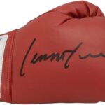 Lennox Lewis Autographed/Signed Red Right Boxing Glove Beckett