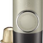 WACACO Minipresso NS2, Portable Espresso Maker Compatible with NS Original Capsules and Compatibles, Manually Operated, 18 Bar Small Handheld Coffee Machine for Travel, Camping
