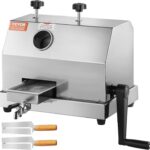 VEVOR Commercial Sugar Cane Juicer, 110LBS/H High Output Sugarcane Juicer Machine with 3 Stainless Steel Rollers, 2.4″ Large Inlet, Manual Sugarcane Juice Extractor Squeezer for Home/Commercial Use