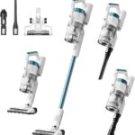 Eureka RapidClean Pro NEC280TL Cordless Stick Vacuum Cleaner – Lightweight 5.3 lbs, 40-Min Runtime, LED Headlights, 3 Power Modes, Ideal for Pet Hair, Hard Floors & Carpets