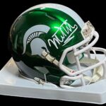 Mel Tucker Signed Michigan State Spartans Speed Mini Helmet Beckett Witness Coa – Autographed College Mini Helmets