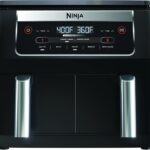Ninja DZ090 6-Quart Dual-Zone 2-Basket Air Fryer – Roast, Bake, Dehydrate (Renewed)