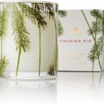Thymes Frasier Fir Pine Needle Candle – Holiday Candles for Home Scented with Notes of Crisp Siberian Fir, Cedarwood & Sandalwood – Christmas Decor – Christmas Gifts for Women & Men (6.5 oz)