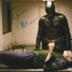 RP Christian Bale Signed Batman 8×10 Photo, Reprint COA Certificate of Authentication Autographed Movie Poster