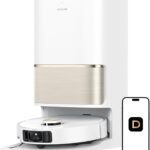 DREAME L50 Ultra Robot Vacuum and Mop White, 19,500Pa Suction, with Auto-Empty and Mop Self-Cleaning, Precise Obstacle Avoidance, HyperStream Detangling DuoBrush