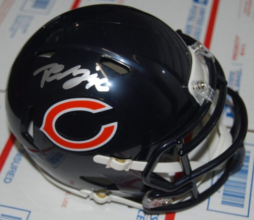 TEVIN JENKINS signed (CHICAGO BEARS) mini football helmet PSA/DNA AN42561 – Autographed NFL Helmets