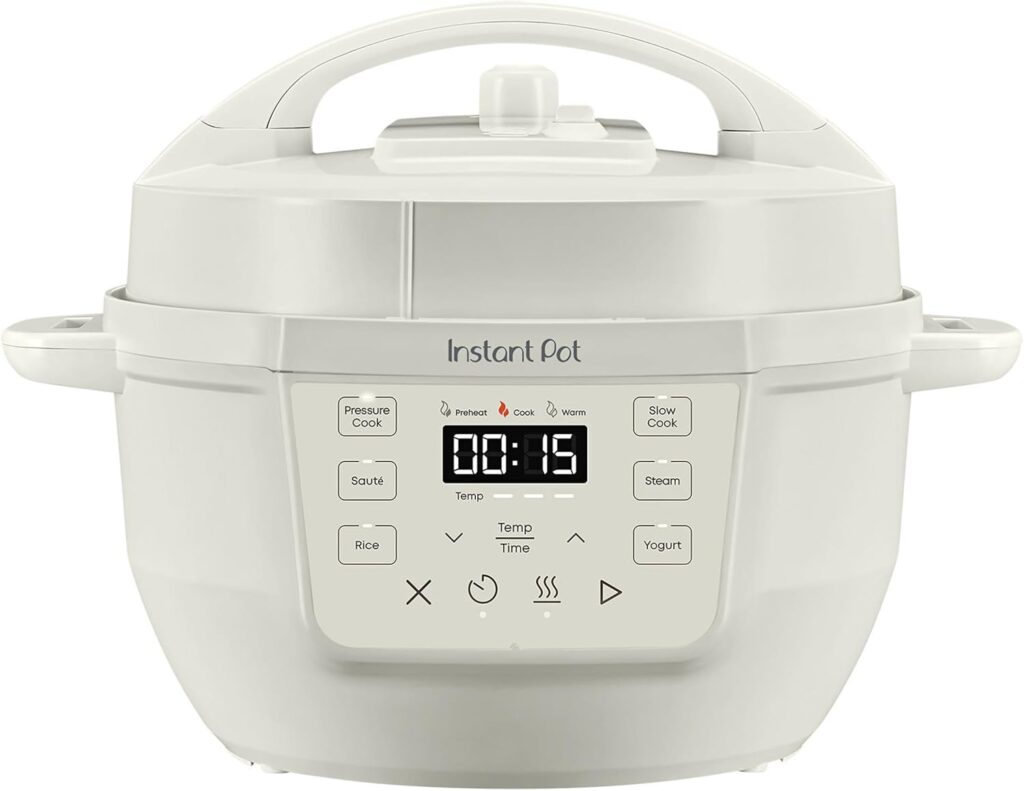 Instant Pot 4QT RIO Mini 7-in-1 Multi-Cooker, Pressure Cooker, Slow cook, Sauté, Steam, Rice Maker, Yogurt, & Warmer, Sea Salt, 4 Quarts