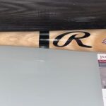 Jarren Duran Boston Red Sox Autographed Signed Blonde Baseball Bat JSA COA