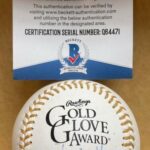 Mike Matheny Giants/cardinals Signed Glove Baseball 4x Beckett Q64471 – Autographed Baseballs