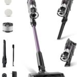 Candy Cordless Vacuum Cleaner,45Mins Powerful Suction Vacuum Cleaners for Home,Stick Vacuum Cordless Rechargeable,Anti-Tangle,One-Click Clean,Lightweight for Hardwood Floor Carpet Pet Hair Car