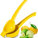 TEZZ Lemon Squeezer, Premium Large Heavy Duty Handhelp Juicer for Lemon, Metal Hand Press Citrus Juicer, Lime Squeezer Bar Tool, Manual Citrus Press