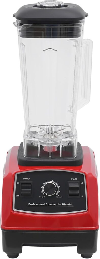 3 HP 2 Liter / 68 Oz Household Commercial Blender Smoothie Maker 2200W Heavy Duty High Speed 45000RPM with Rod